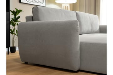 Wymer Sovesofa Med 2-Seters Divan - Gr å - Møbler - Sofaer - Sovesofaer
