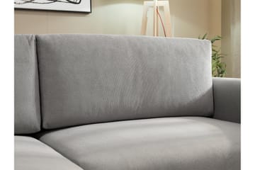 Wymer Sovesofa Med 2-Seters Divan - Grå - Møbler - Sofaer - Sovesofaer