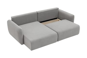 Wymer Sovesofa Med 2-Seters Divan - Grå - Møbler - Sofaer - Sovesofaer