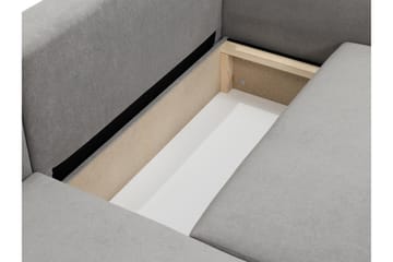 Wymer Sovesofa Med 2-Seters Divan - Grå - Møbler - Sofaer - Sovesofaer