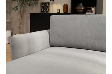 Wymer Sovesofa Med 2-Seters Divan - Grå - Møbler - Sofaer - Sovesofaer