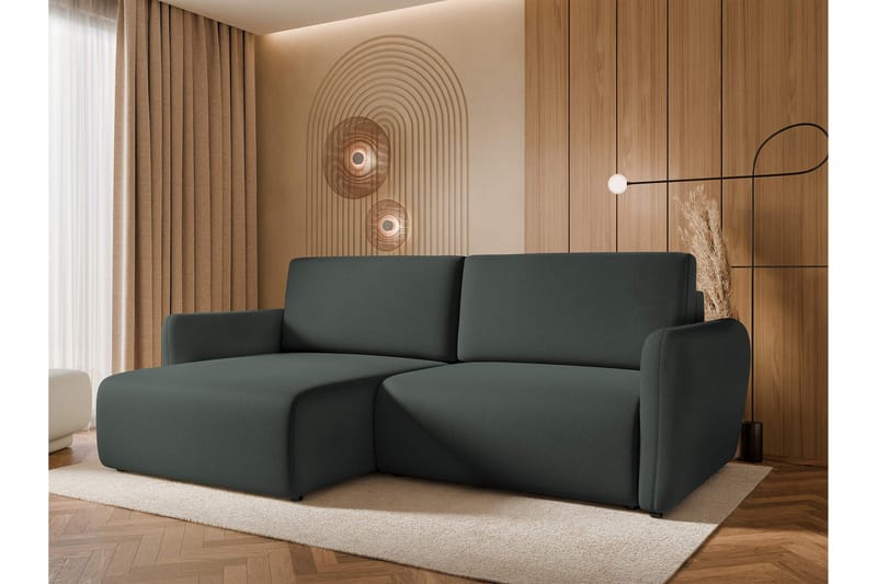 Wymer Sovesofa Med 2-Seters Divan - Grå - Møbler - Sofaer - Sovesofaer
