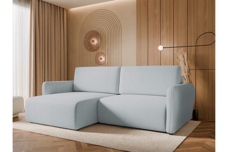 Wymer Sovesofa Med 2-Seters Divan - Grå - Møbler - Sofaer - Sovesofaer