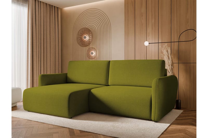 Wymer Sovesofa Med 2-Seters Divan - Grønn - Møbler - Sofaer - Sovesofaer