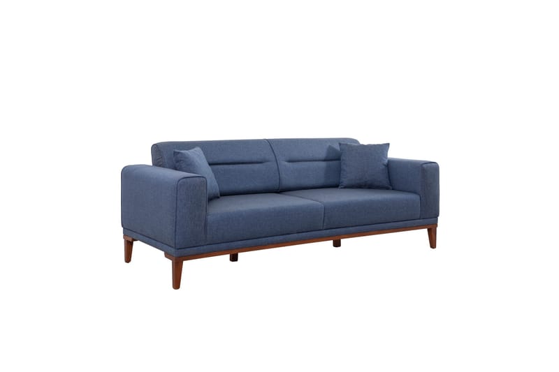 Wyong Sovesofa 3-seters 223x94 cm - Blå - Møbler - Sofaer - Sovesofaer