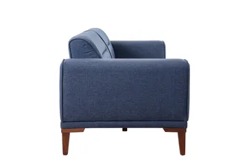 Wyong Sovesofa 3-seters 223x94 cm - Blå - Møbler - Sofaer - Sovesofaer