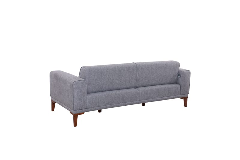 Wyong Sovesofa 3-seters 223x94 cm - Grå - Møbler - Sofaer - Sovesofaer