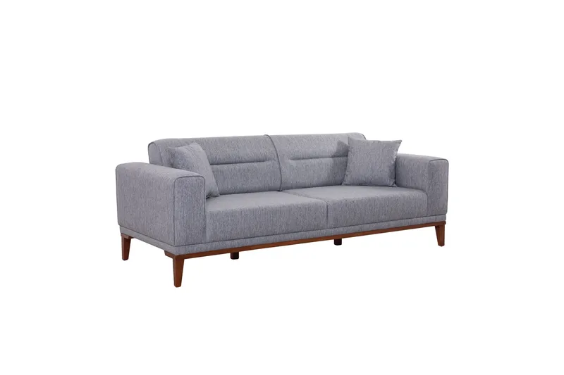 Wyong Sovesofa 3-seters 223x94 cm - Grå - Møbler - Sofaer - Sovesofaer