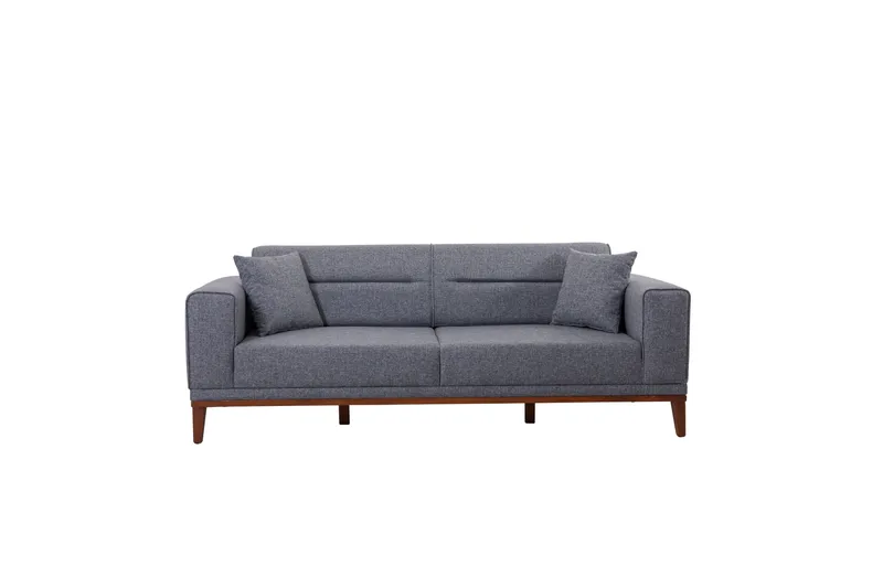 Wyong Sovesofa 3-seters 223x94 cm, Mørkegrå
