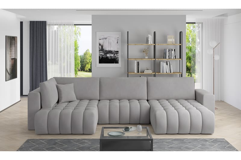 Yorktown U-sovesofa Divan Høyre - Svart - Sovesofaer - Sovesofa divan