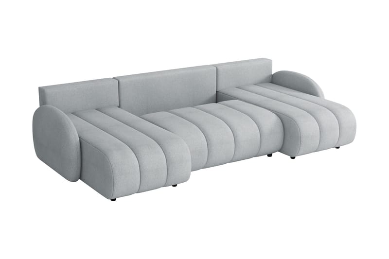 Zarania Sovesofa Dobbel Divan 3-Seter - Hvit - Møbler - Sofaer - Sovesofaer