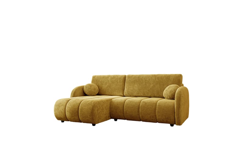 Zarania Sovesofa Med 3-Seters Divan - Gul - Møbler - Sofaer - Sovesofaer
