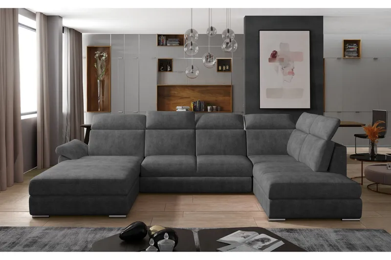 Zoana U-Sovesofa Venstre, Grå