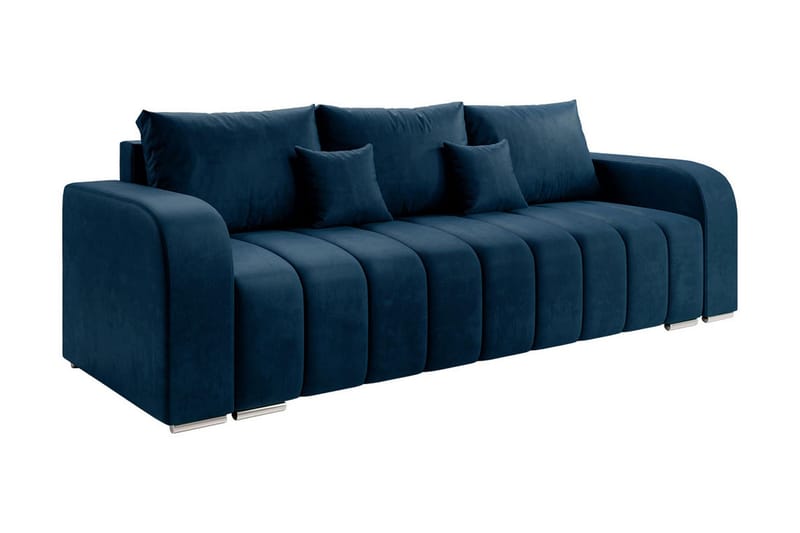 Zulueta 3-seters Sofa, Blå