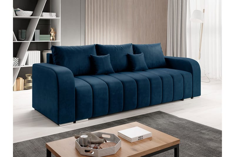 Zulueta 3-seters Sofa - Blå - Møbler - Sofaer - Sovesofaer