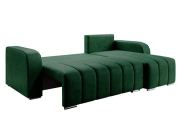 Zulueta 3-seters sovesofa med divan - Lambi 03 (grå) - Møbler - Sofaer - Sovesofaer