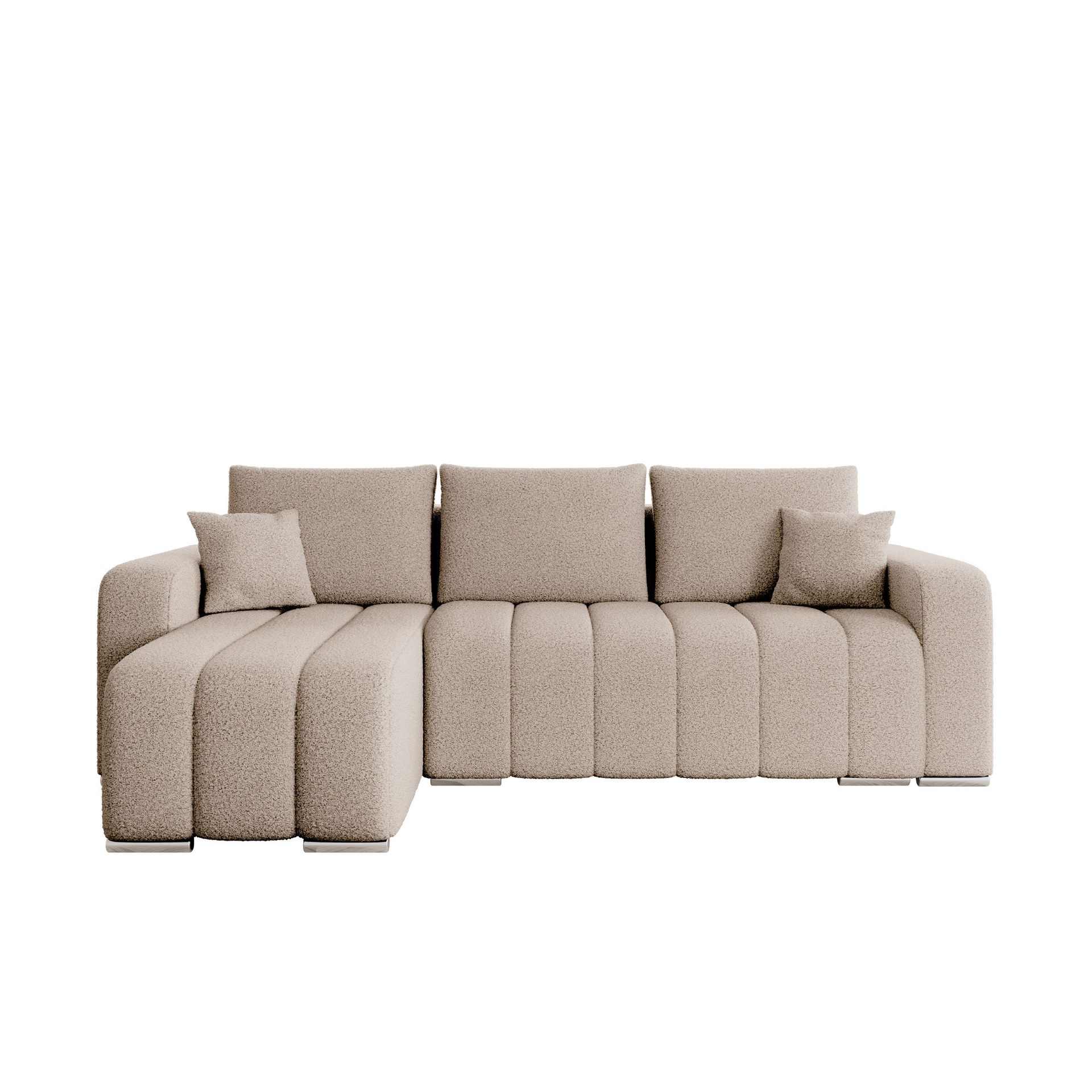 Zulueta 3-seters sovesofa med divan - Lambi 06 (beige)