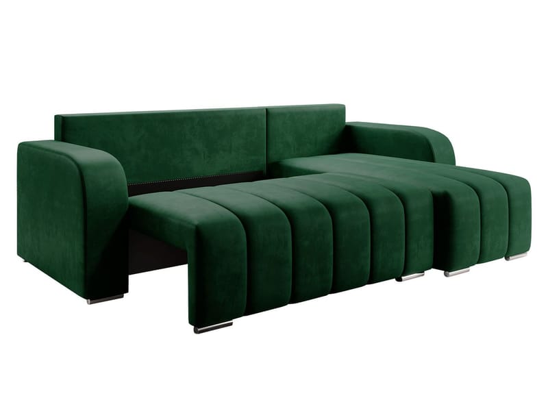 Zulueta 3-seters sovesofa med divan - Lambi 11 (lys grå) - Møbler - Sofaer - Sovesofaer