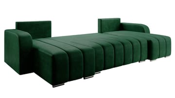 Zulueta 4-seters sovesofa med dobbel divan - grå - Møbler - Sofaer - Sovesofaer