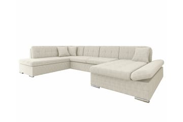 Zumar 4-seters Hjørnesovesofa - Beige - Møbler - Sofaer - Sovesofaer