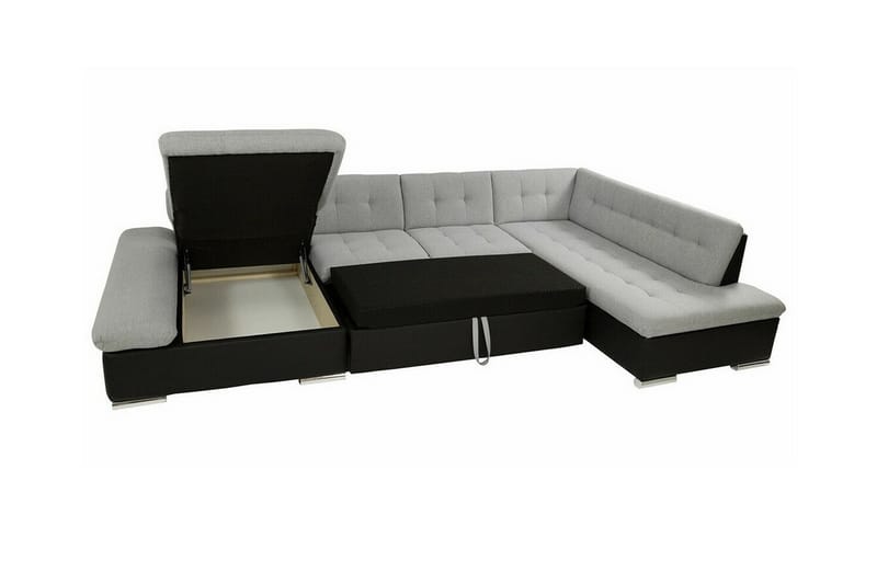 Zumar 4-seters Hjørnesovesofa - Beige/Lys Beige - Møbler - Sofaer - Sovesofaer