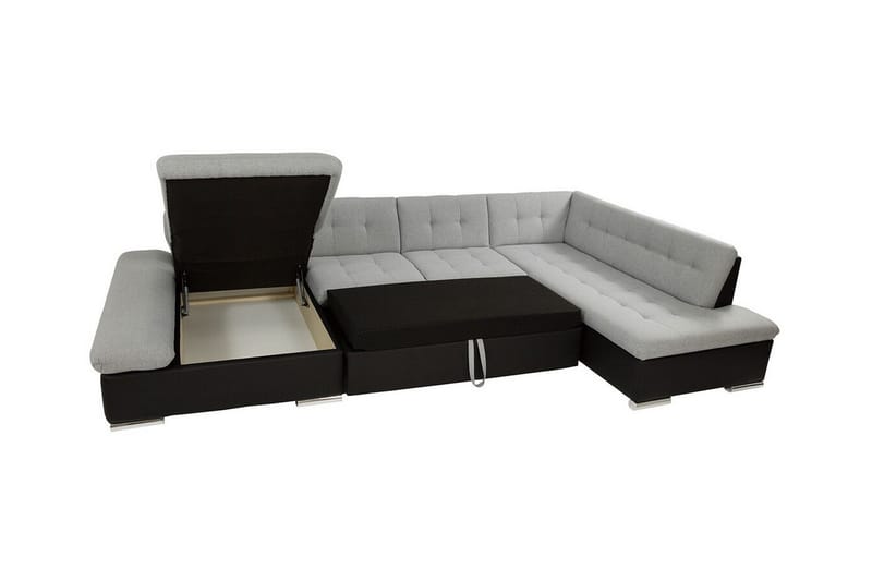Zumar 4-seters Hjørnesovesofa - Gul - Møbler - Sofaer - Sovesofaer