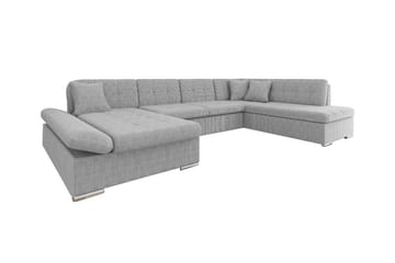 Zumar 4-seters Hjørnesovesofa - Lysegrå - Møbler - Sofaer - Sovesofaer