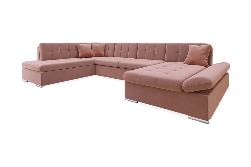 Zumar 4-seters Sovesofa Universal, Rosa