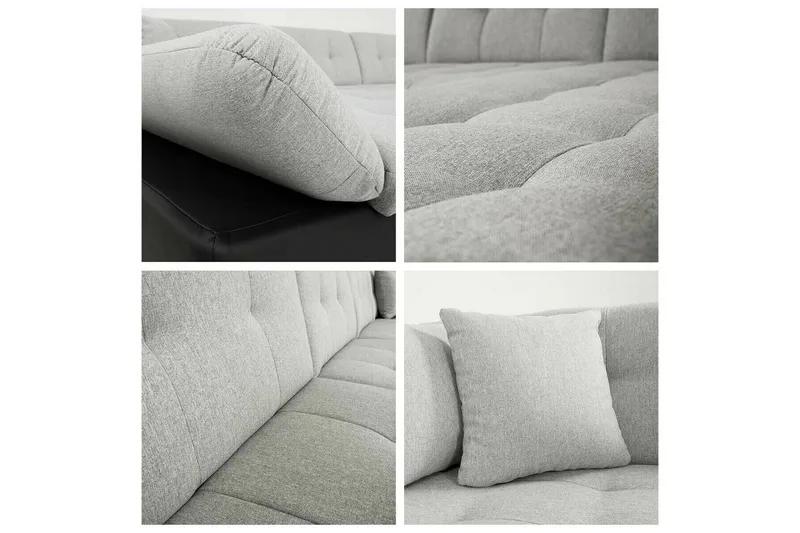 Zumar 4-sits Hörnbäddsoffa beige - Møbler - Sofaer - Sovesofaer