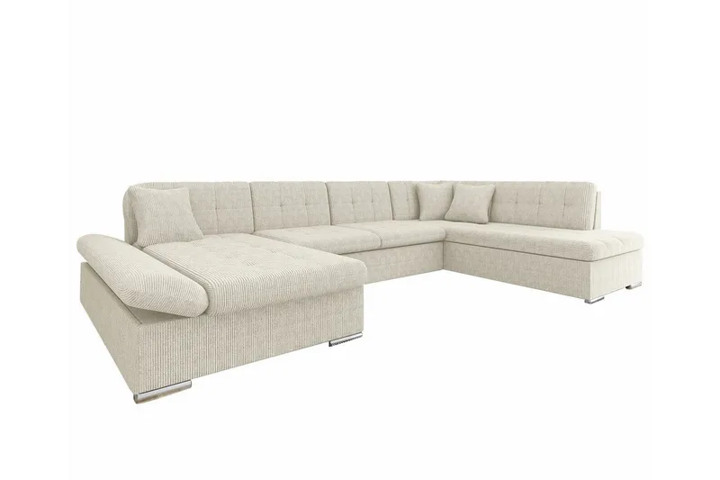 Zumar 4-sits Hörnbäddsoffa Beige/Light beige, undefined