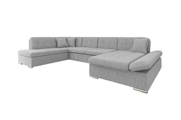 Zumar 4-sits Hörnbäddsoffa Ljusgrå - Møbler - Sofaer - Sovesofaer