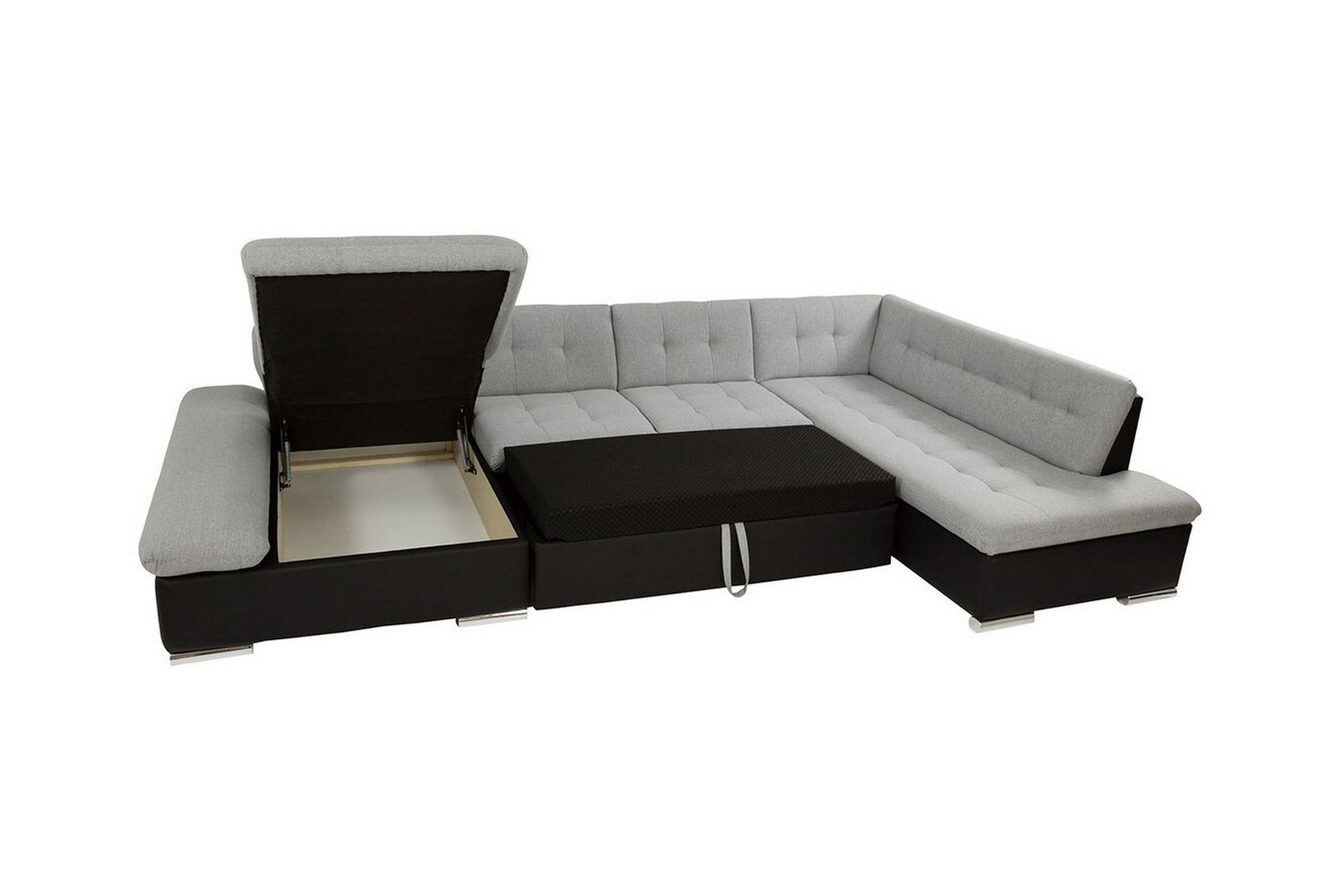 Zumar 5-seters Hjørnesovesofa - Hvit - Møbler - Sofaer - Sovesofaer