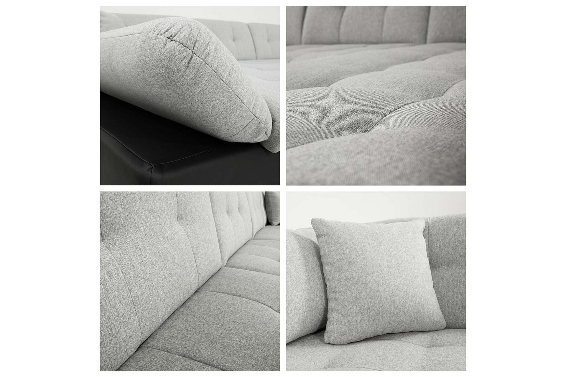 Zumar 5-seters Hjørnesovesofa - Hvit - Møbler - Sofaer - Sovesofaer