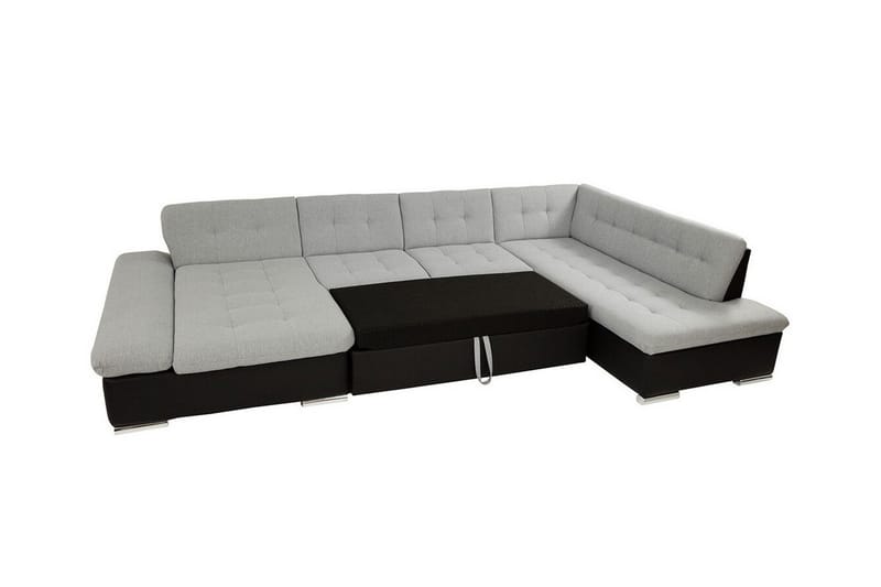Zumar 5-sits Hörnbäddsoffa NO_BRAND White - Møbler - Sofaer - Sovesofaer