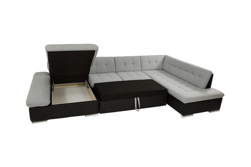 Zumar 5-sits Hörnbäddsoffa White - Møbler - Sofaer - Sovesofaer