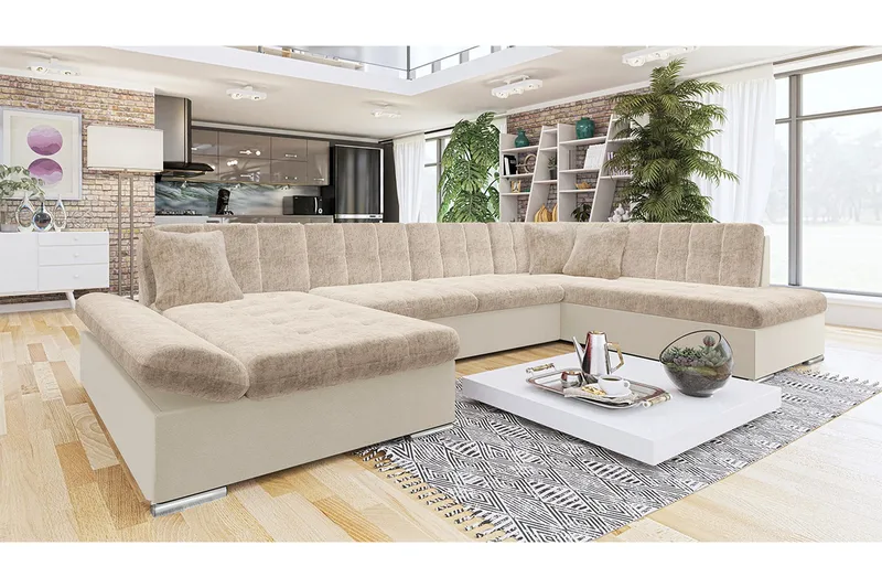 Zumar Sovesofa m. Divan og Sjeselong - Møbler - Sofaer - Sovesofaer