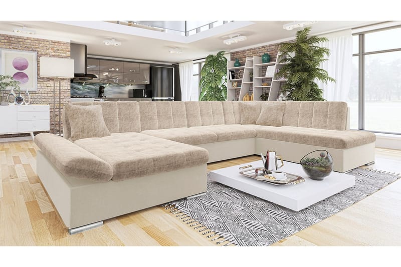 Zumar Sovesofa m. Divan og Sjeselong - Møbler - Sofaer - Sovesofaer