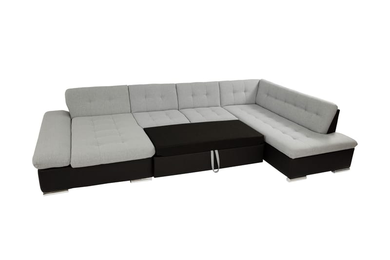 Zumar Sovesofa med Sjeselong og Dobbel Sjeselong 4-seter i Bouclé - Rosa - Møbler - Sofaer - Sovesofaer
