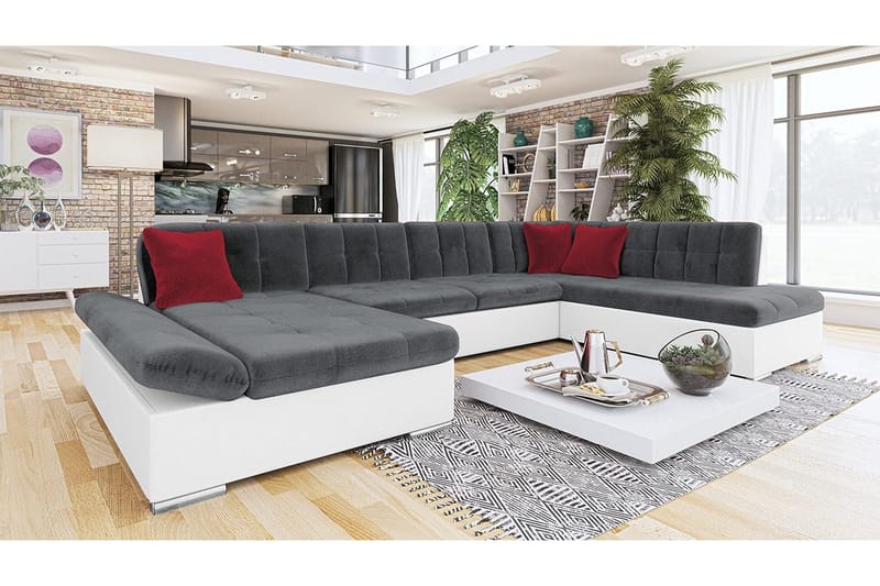 Zumar U-sovesofa 345x205x77 cm - Møbler - Sofaer - Sovesofaer