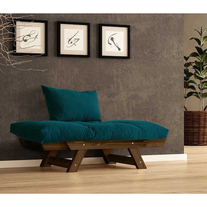 Zylar 2-seters Sovesofa - Blå - Møbler - Sofaer - Sovesofaer - 2 seters sovesofa