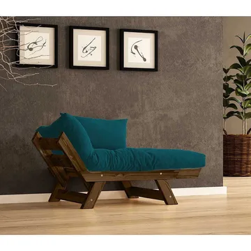 Zylar 2-seters Sovesofa - Blå - Møbler - Sofaer - Sovesofaer - 2 seters sovesofa
