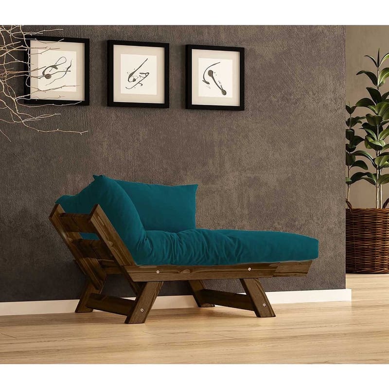 Zylar 2-seters Sovesofa - Blå - Møbler - Sofaer - Sovesofaer - 2 seters sovesofa