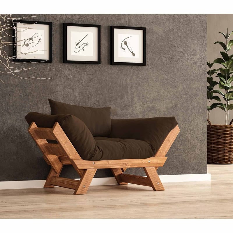 Zylar 2-seters Sovesofa - Brun - Møbler - Sofaer - Sovesofaer