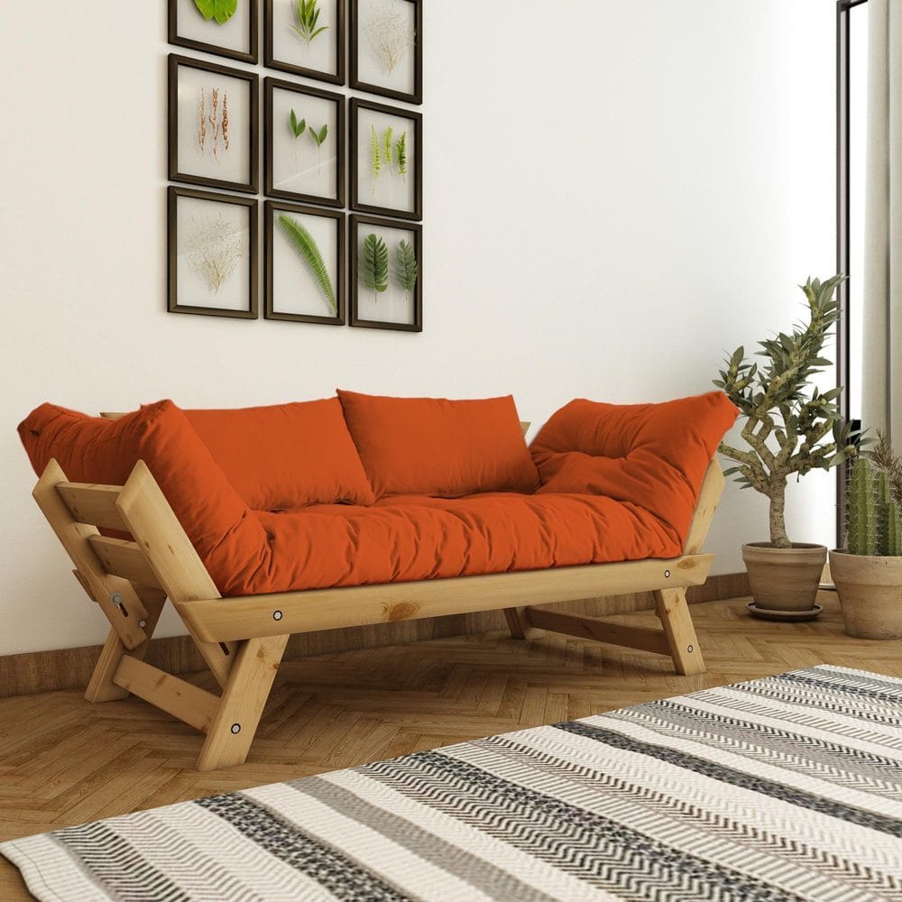 Zylar 2-seters Sovesofa - Brun/Natur