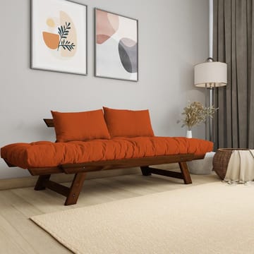 Zylar 2-seters Sovesofa - Brun/Oransje - Møbler - Sofaer - Sovesofaer