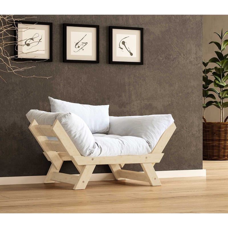 Zylar 2-seters Sovesofa, Hvit/Natur