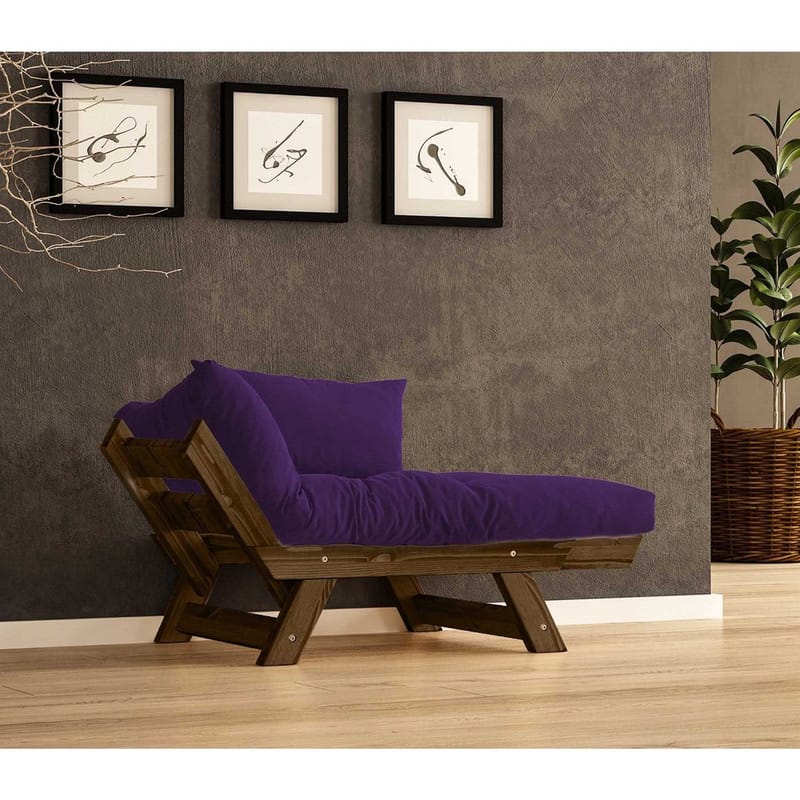 Zylar 2-seters Sovesofa - Lilla - Møbler - Sofaer - Sovesofaer - 2 seters sovesofa