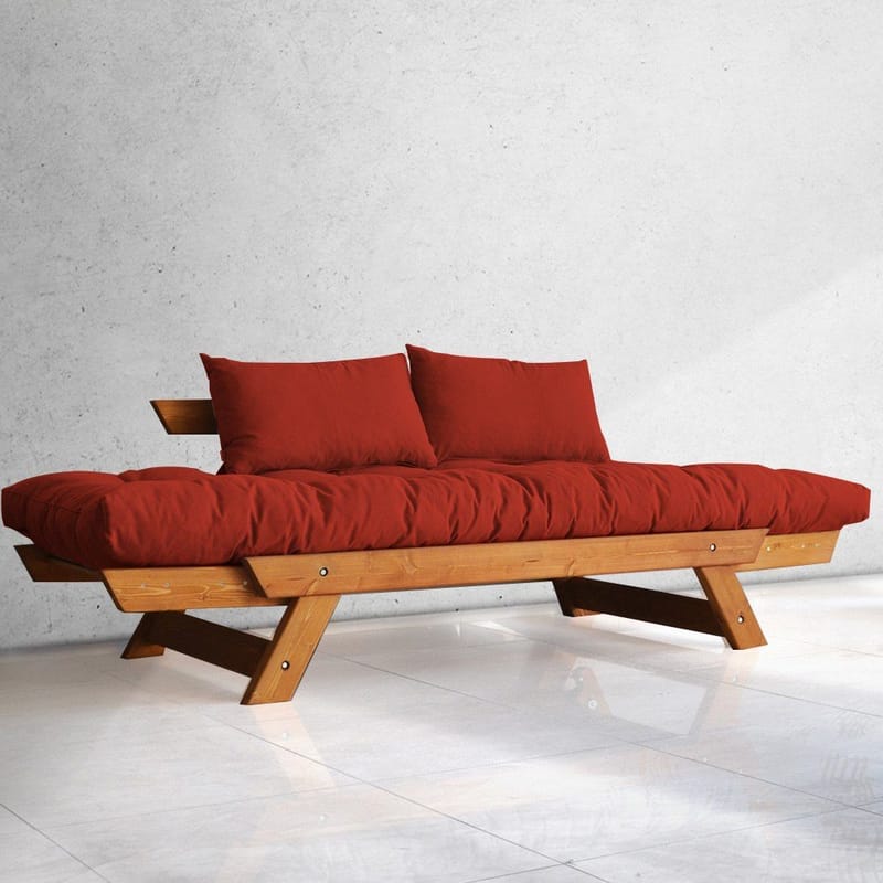 Zylar 2-seters Sovesofa - Rød - Møbler - Sofaer - Sovesofaer - 2 seters sovesofa
