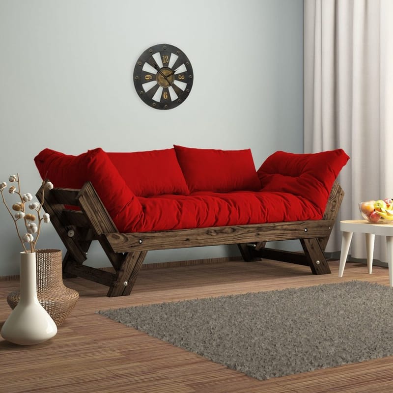 Zylar 2-seters Sovesofa - Rød - Møbler - Sofaer - Sovesofaer - 2 seters sovesofa