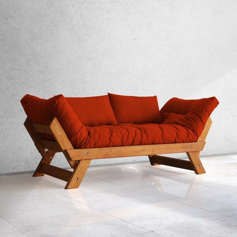 Zylar 2-seters Sovesofa - Rød - Møbler - Sofaer - Sovesofaer - 2 seters sovesofa